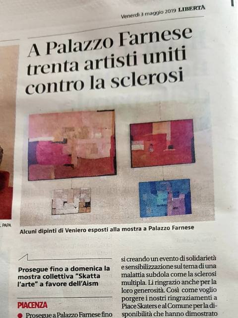 Libertà, 3 maggio 2019: «A Palazzo Farnese trenta artisti uniti contro la sclerosi»